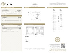 Alexander GIA 3,01 Quilates Diamante talla princesa J VS1 Anillo de compromiso Oro blanco