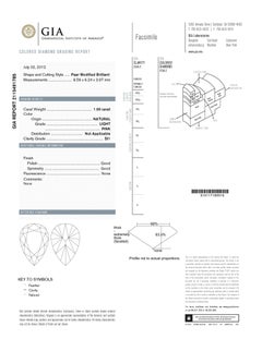 Alexander GIA Certified 1.50ct Pink Diamond with Halo Ring 18k Two Tone Gold
