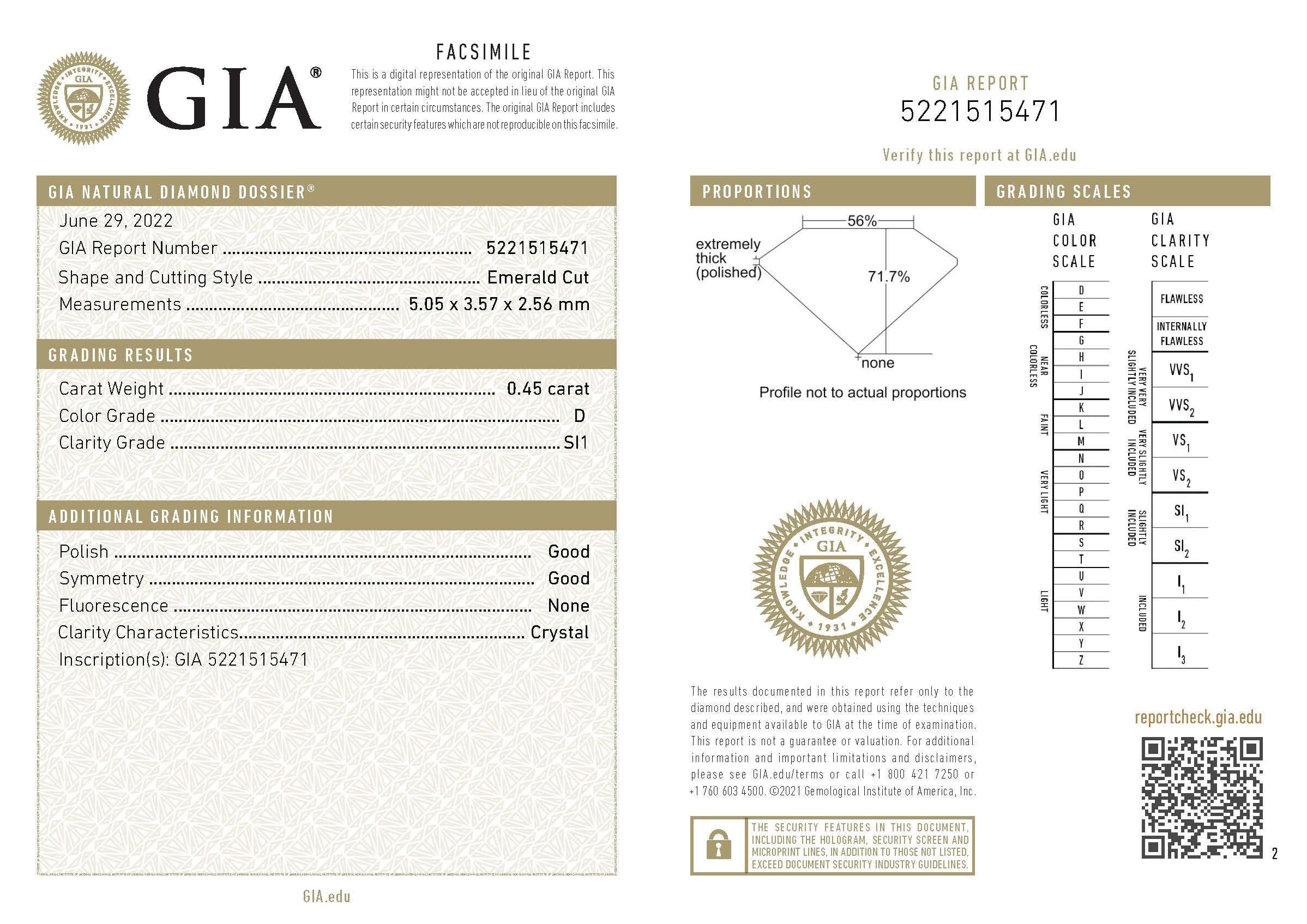 Asscher Cut Alexander GIA Certified 2.84ctt Diamond Drop Earrings 18k White Gold