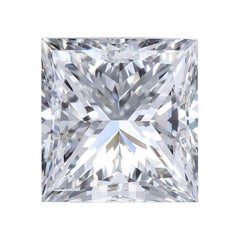 Alexander GIA Certified 4.00 Carat G VS1 Princess Cut Diamond