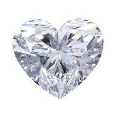 Alexander GIA Certified 4.01 Carat E VS2 Heart Cut Diamond