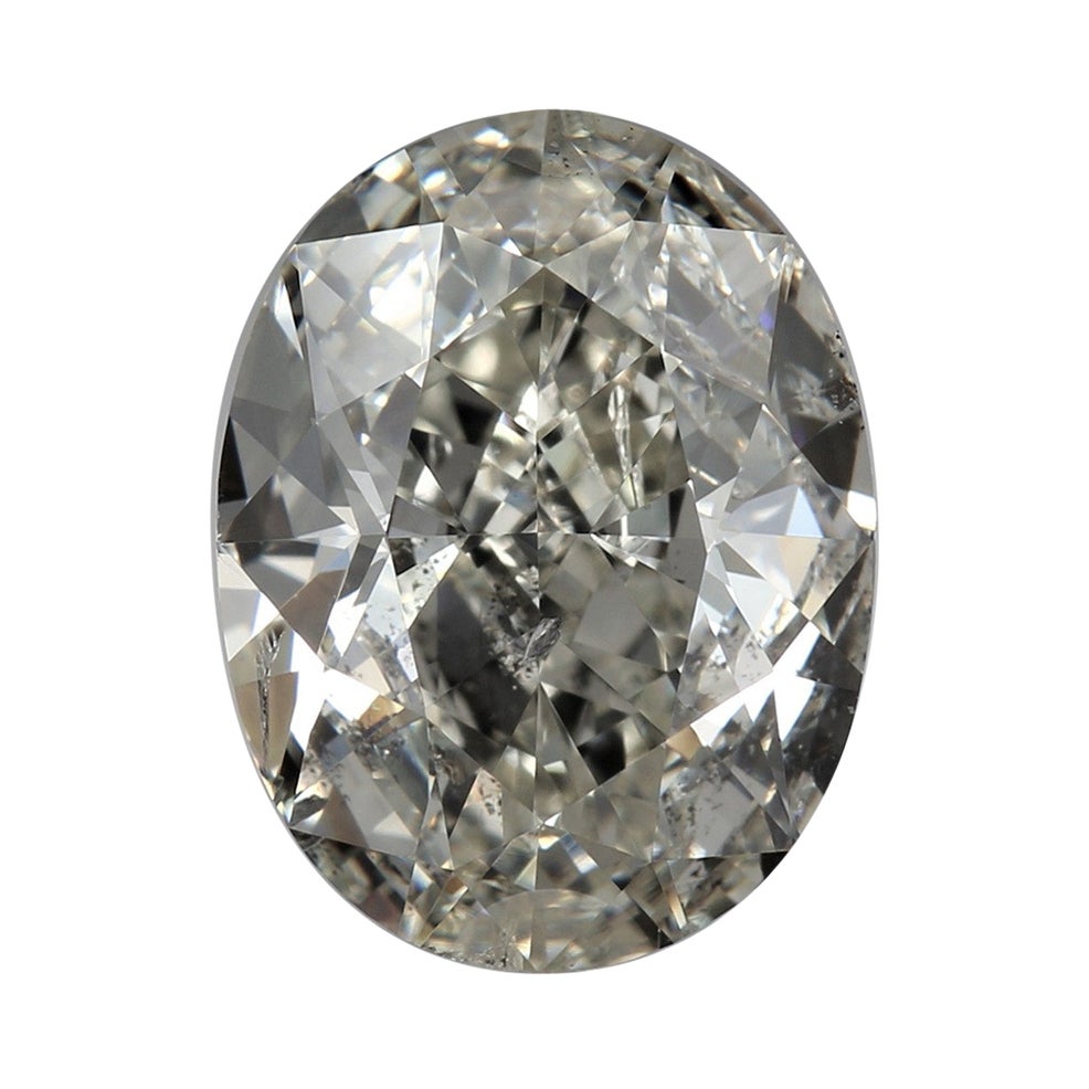Alexander GIA zertifizierter 4,01 Karat K SI2 Diamant im Ovalschliff