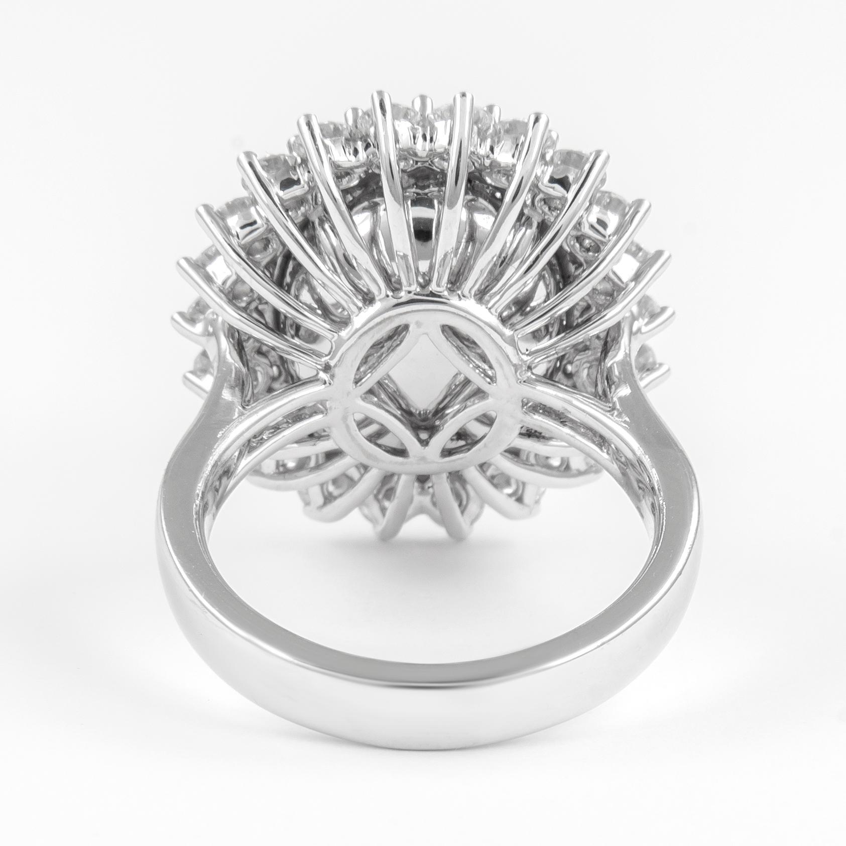 Women's Alexander GIA Certified 8.96ct No Heat Ceylon Sapphire with Diamonds Ring 18k For Sale