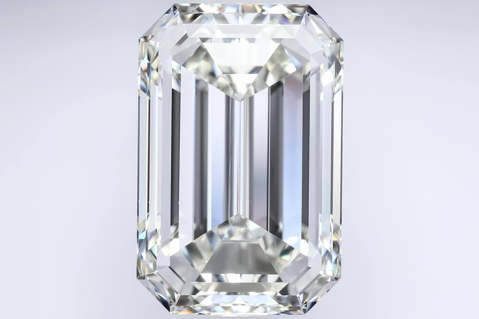 Modern Alexander GIA Certified 9.15 Carat J VVS2 Emerald Cut Diamond For Sale