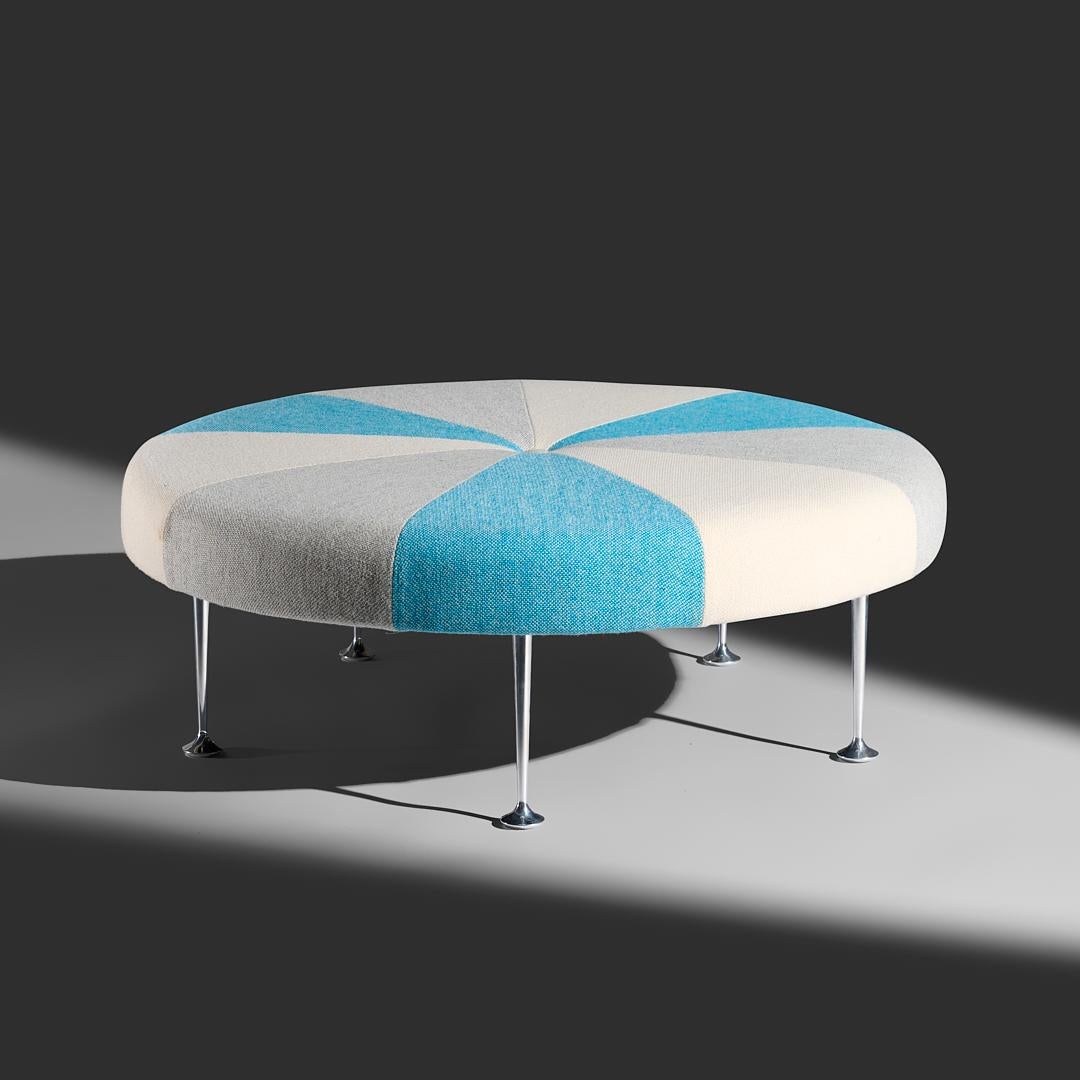 Mid-Century Modern Alexander Girard Color Wheel Ottoman for Herman Miller