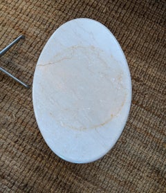 Alexander Girard for Herman Miller Marble Side Tables With La Fonda Bases