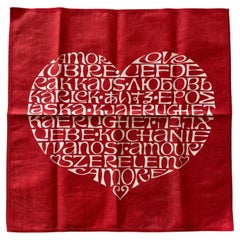 Alexander Girard - Textile international Love Heart