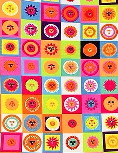 Alexander Girard Lic. Iconic Sun Design Shoulder Satchel Bag and Laptop Holder