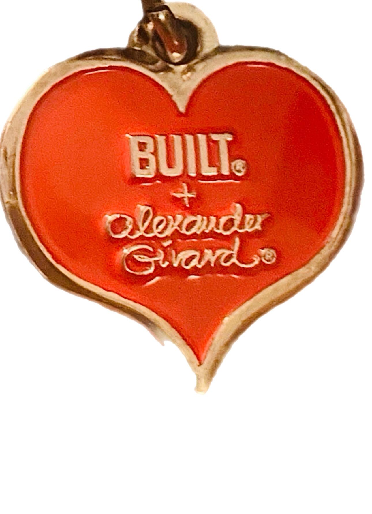 Mid-Century Modern Alexander Girard Lic. Sacoche à bandoulière et porte-ordinateur portable Iconic Sun Design en vente