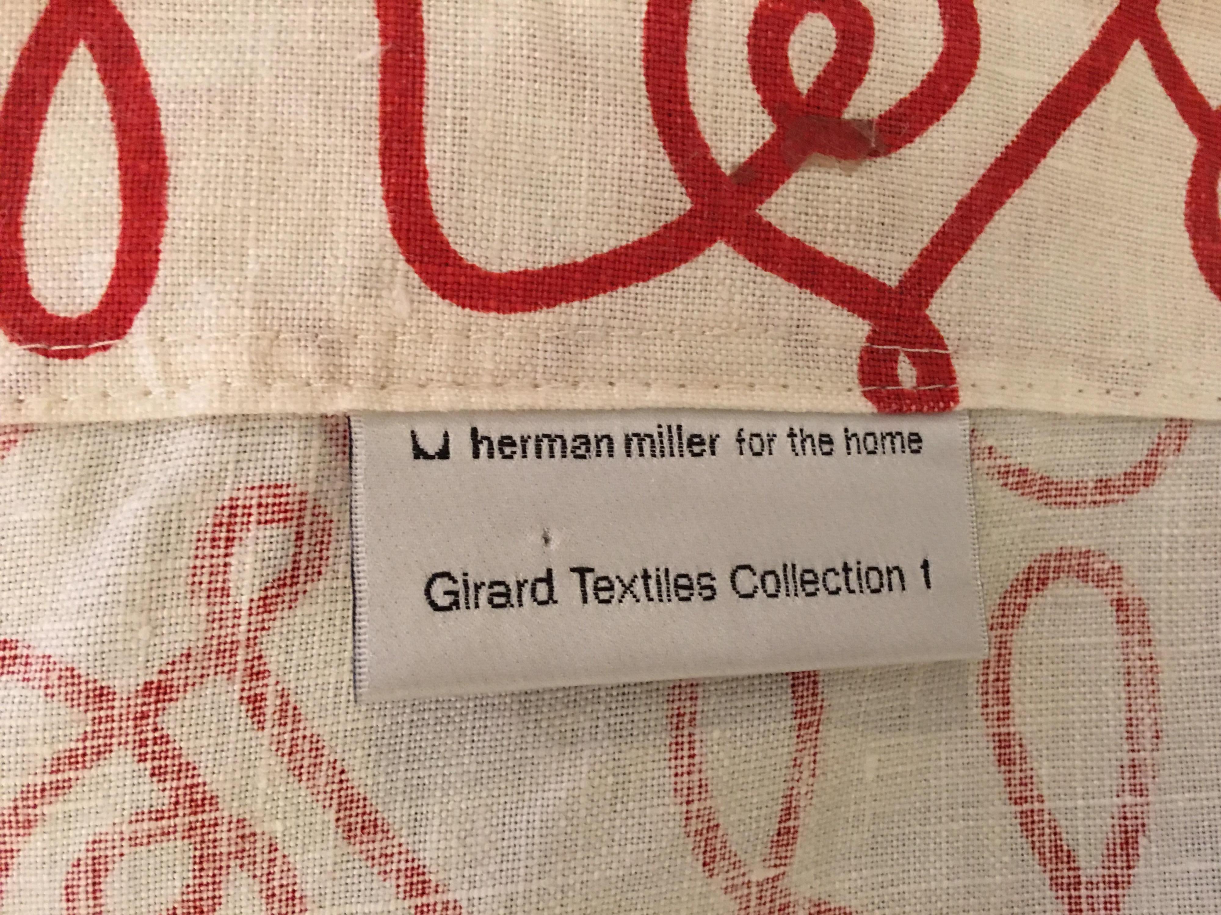 Alexander Girard Linen Wall Hanging In Good Condition In Philadelphia, PA