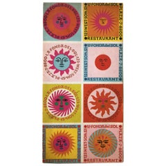 Alexander Girard Menu for La Fonda Del Sol