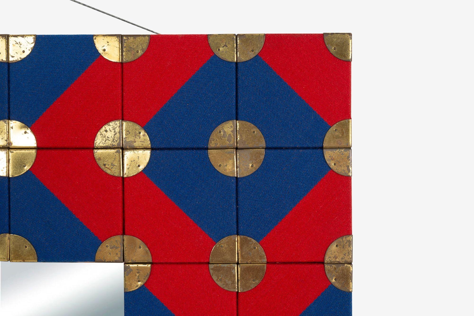Mid-Century Modern Alexander Girard Wall Mirror for Textiles & Objects 1961 For Sale