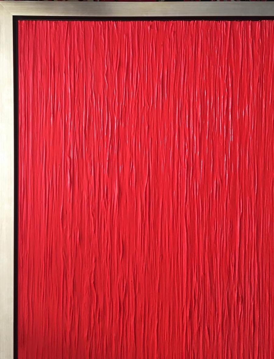  Red Rain Contemporary Mixed Media  - Abstract Mixed Media Art by Alexander Gore