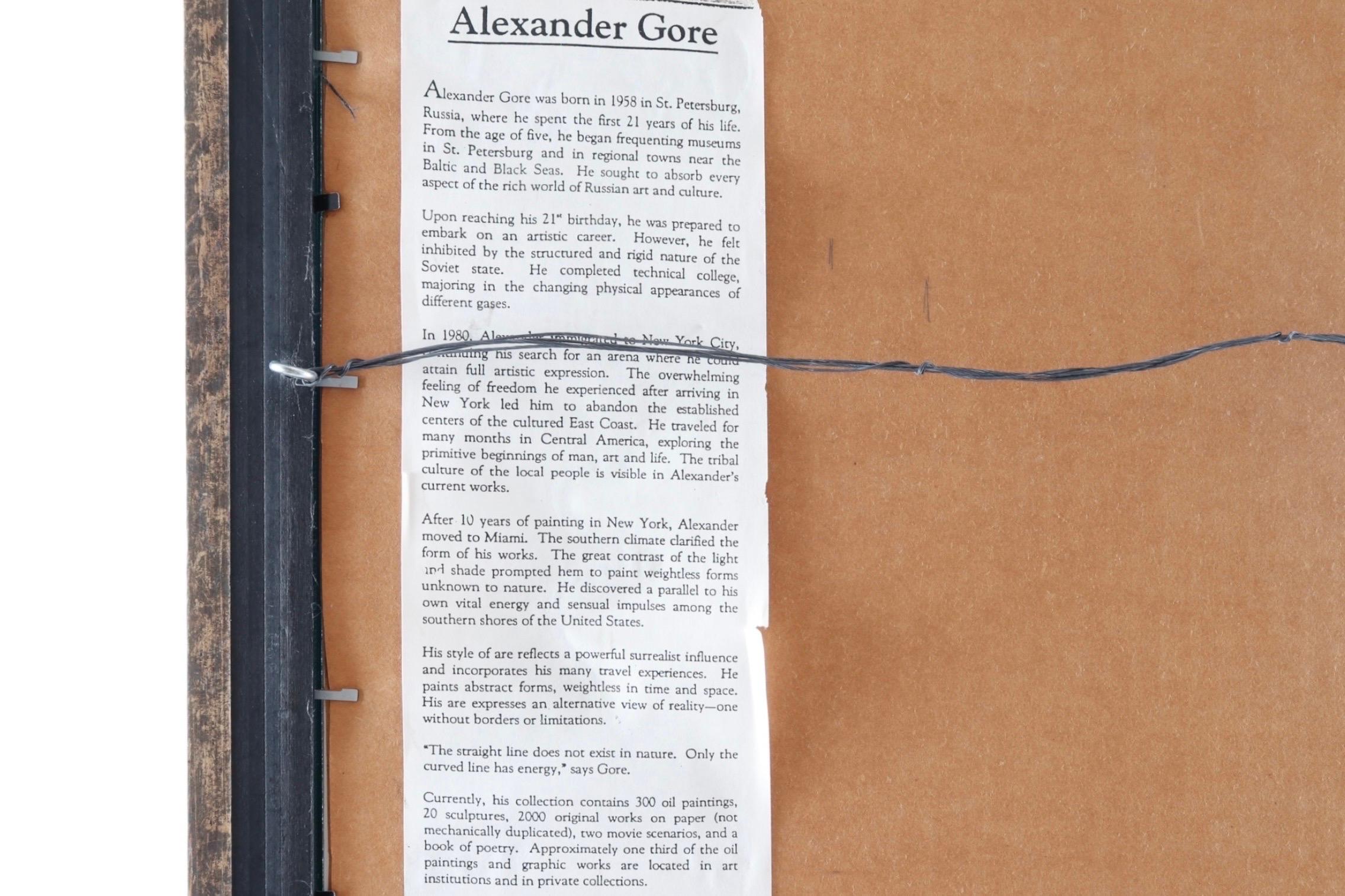 Alexander Gore Signierte Originalgemälde – 2er-Set im Angebot 4