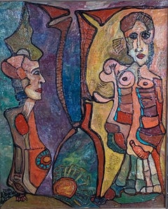 Surrealistisches Ölgemälde auf Leinwand, Alexander Gore