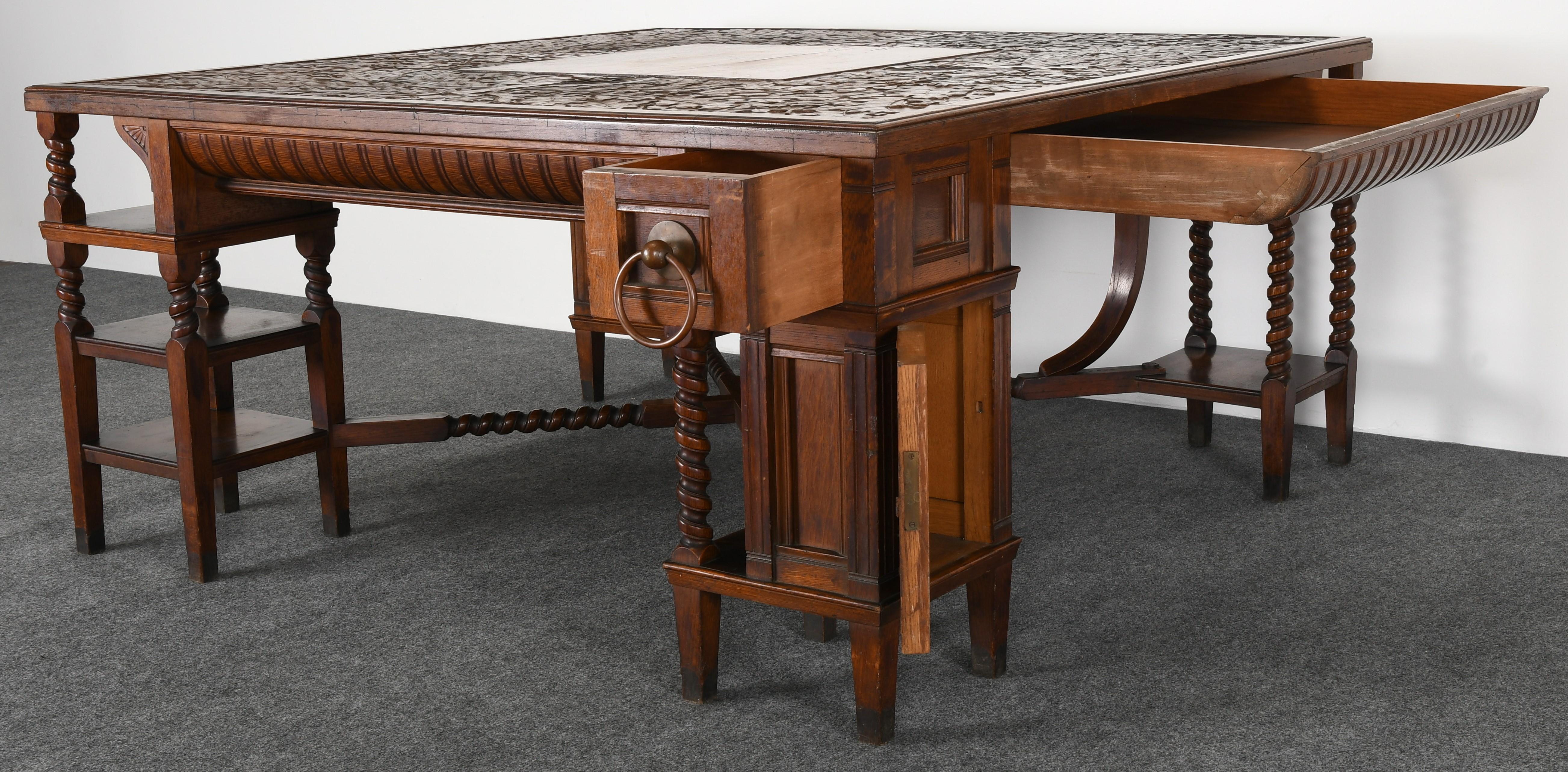 Alexander Graham Bell's Partner's Desk from the Birchbrow Mansion, 19th Century 2