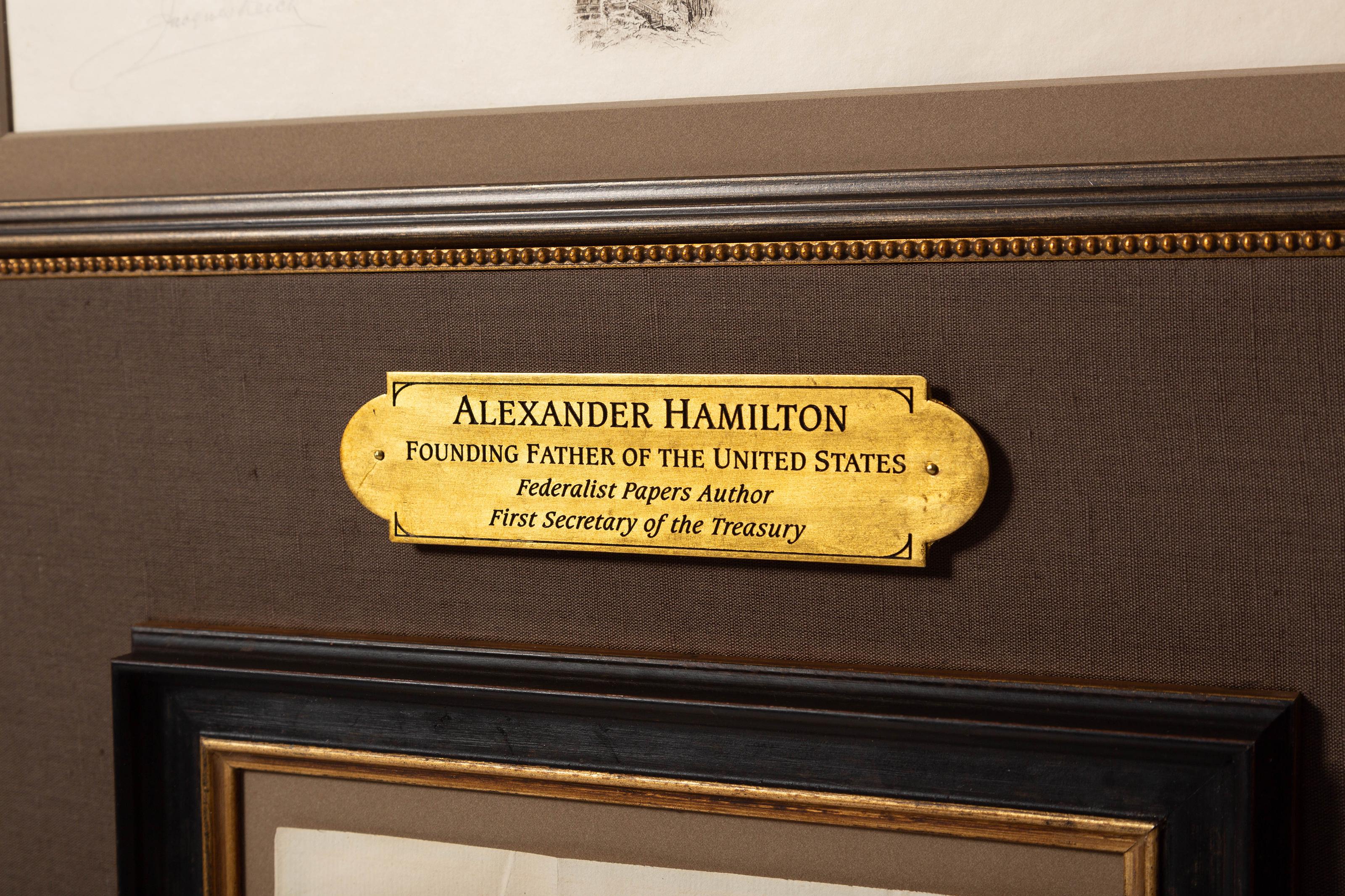 alexander hamilton memorabilia