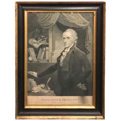 Alexander Hamilton Stipple Engraving by Archibald Robertson/William Rollinson