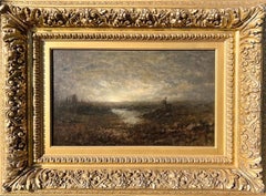 Mondlicht Tonalistische Landschaft des 19. Jahrhunderts von Alexander Helwig Wyant (1836-1892)