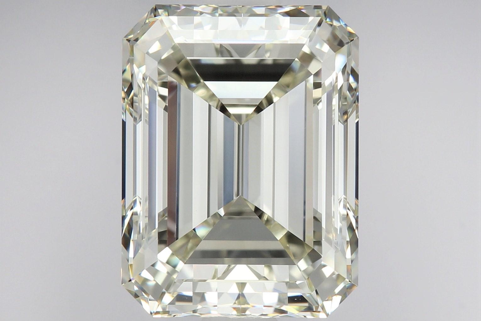 Alexander IGI Bague solitaire en or jaune 18 carats avec diamants taille émeraude de 6,05 carats Pour femmes en vente