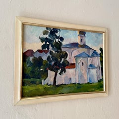 Alexander Isachjow “Night of Nowgorod” Russian Realism Oil Painting, 1974