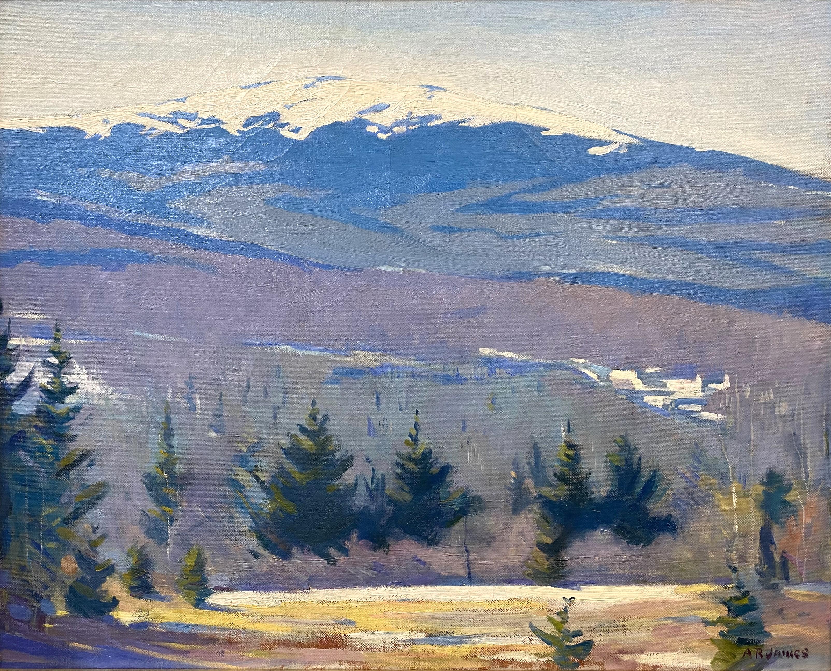 Berg Monadnock (Amerikanischer Impressionismus), Art, von Alexander James