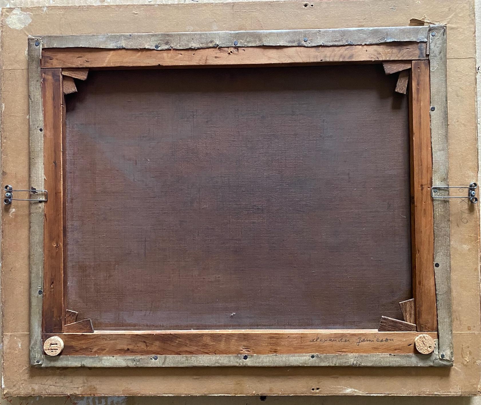 Uno scozzese a Parigi, 1902 Cielo rosa sulla Senna Quadro impressionista in vendita 1