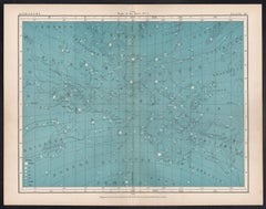 Maps of the Stars. Antique astronomy constellations map