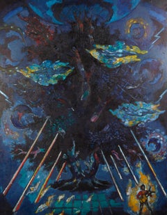 Dream. By Alexander Kishchenko. 1997. Oil on canvas. 159/120 cm