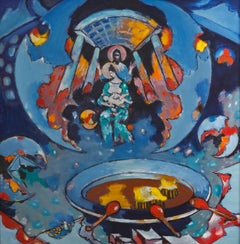 Honey Feast of the Saviour. 1996. Oil on canvas. 96/96 cm
