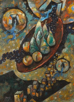 Pere. Di Alexander Kishchenko. 1993. Olio su tela. 81/60 cm