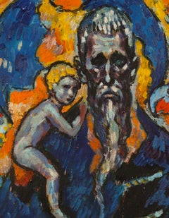 Prophet. By Alexander Kishchenko. 1986. Oil on canvas. 80/60 cm