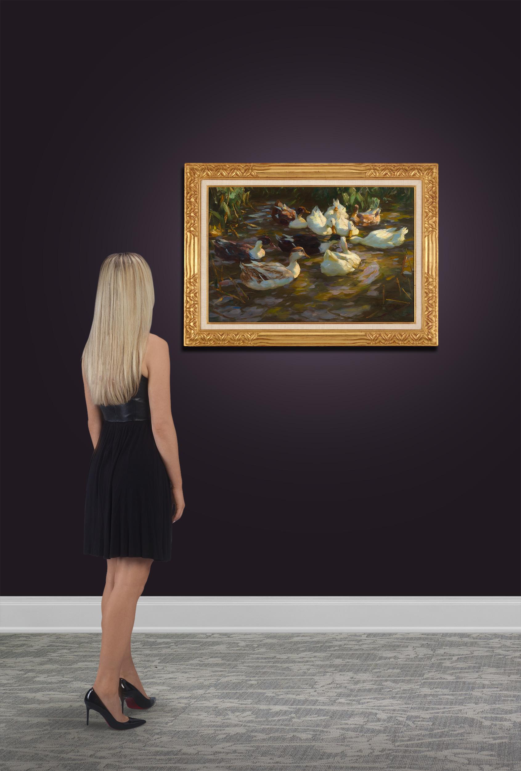 Patos en un estanque por Alexander Koester en venta 5