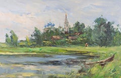 Alexander Kolotilov (b.1946) - Russian School 20th Century Oil, Russian Meadow