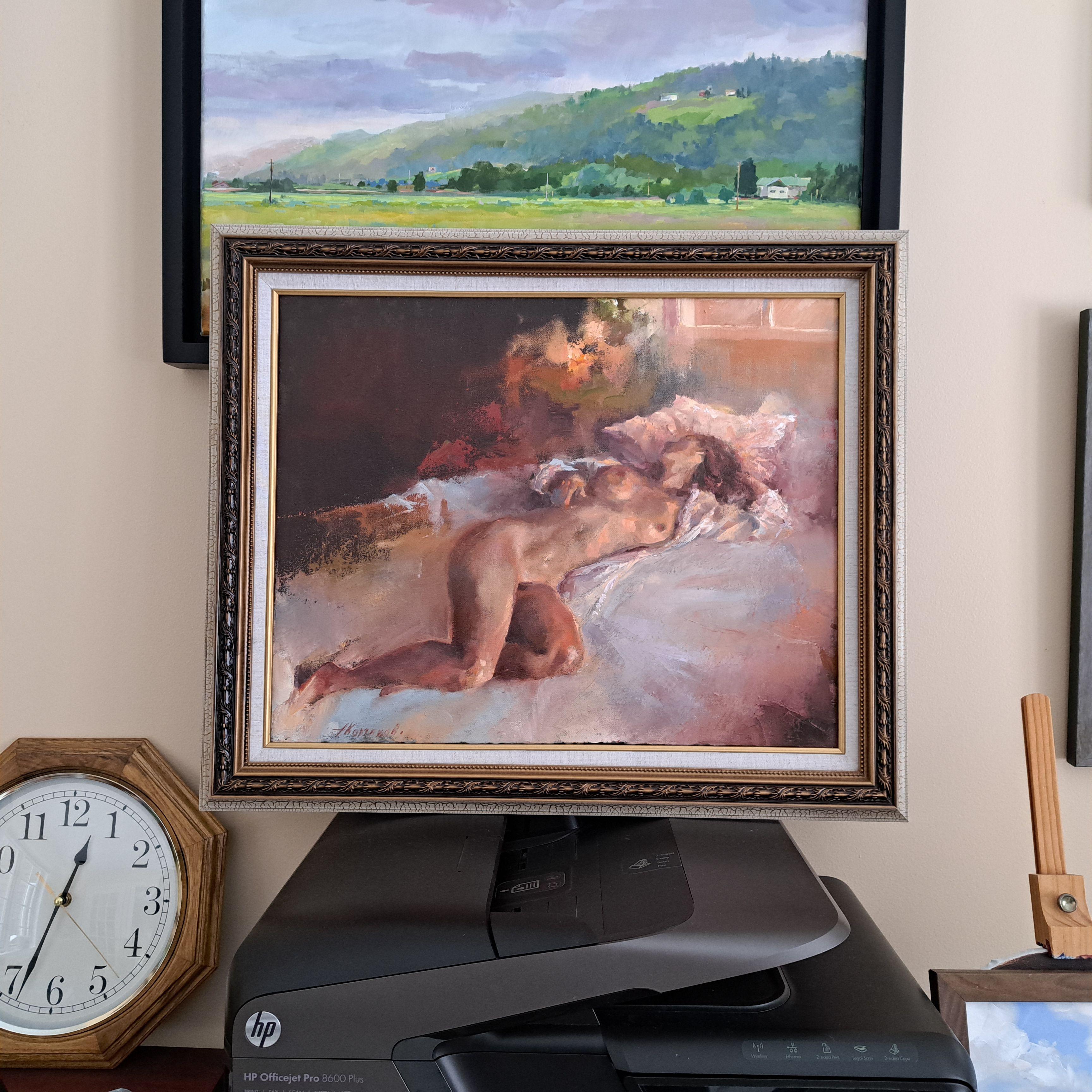 Dreaming (16x20x0.7''), Painting, Oil on Canvas For Sale 2