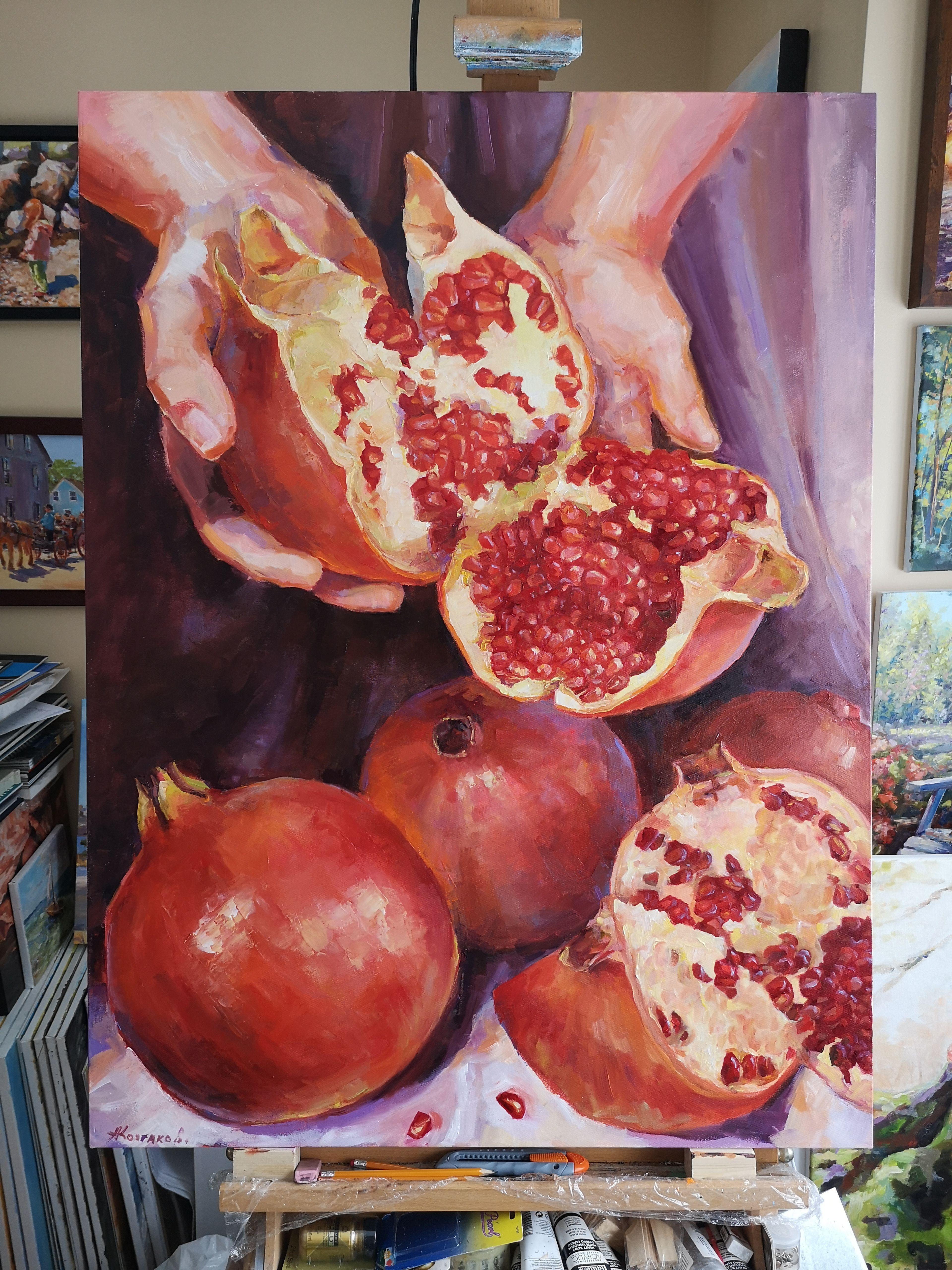 Magic of Life #3 (30x40x1.5''), Painting, Oil on Canvas For Sale 1