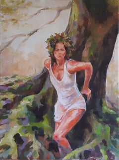 Mavka (18x24x0.7''), Painting, Acrylic on Canvas