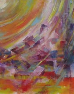 Motion #2, acrylic on canvas board, Painting, Acrylic on Other