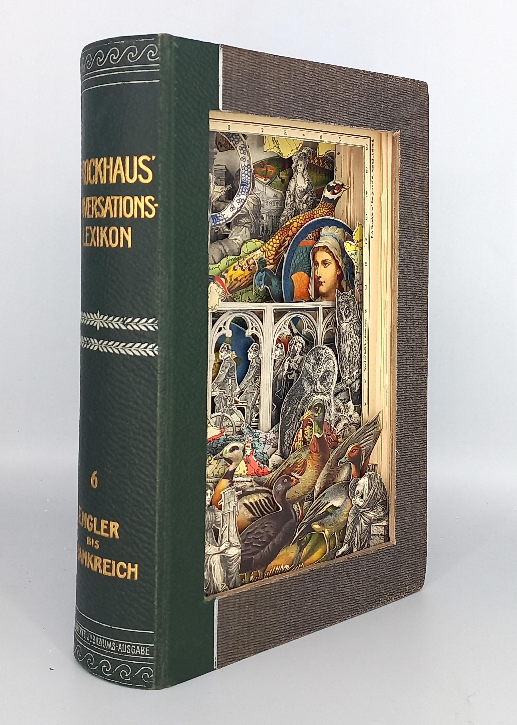 Escultura-libro contemporánea americana de Alexander Korzer-Robinson - Brockhaus 6 en venta 2
