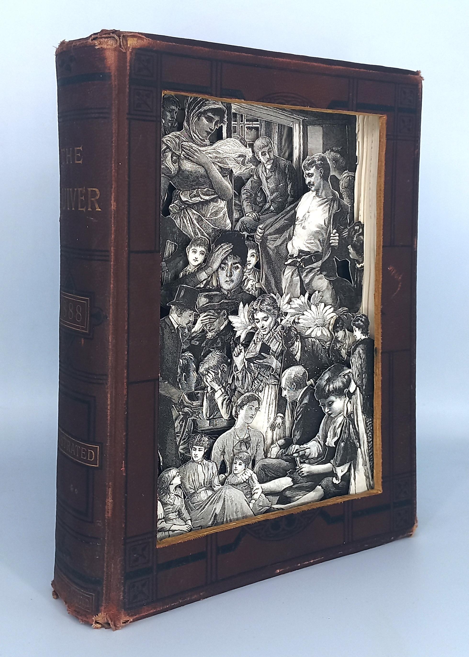 Escultura-libro contemporánea estadounidense de Alexander Korzer-Robinson - El Carcaj 3 en venta 1