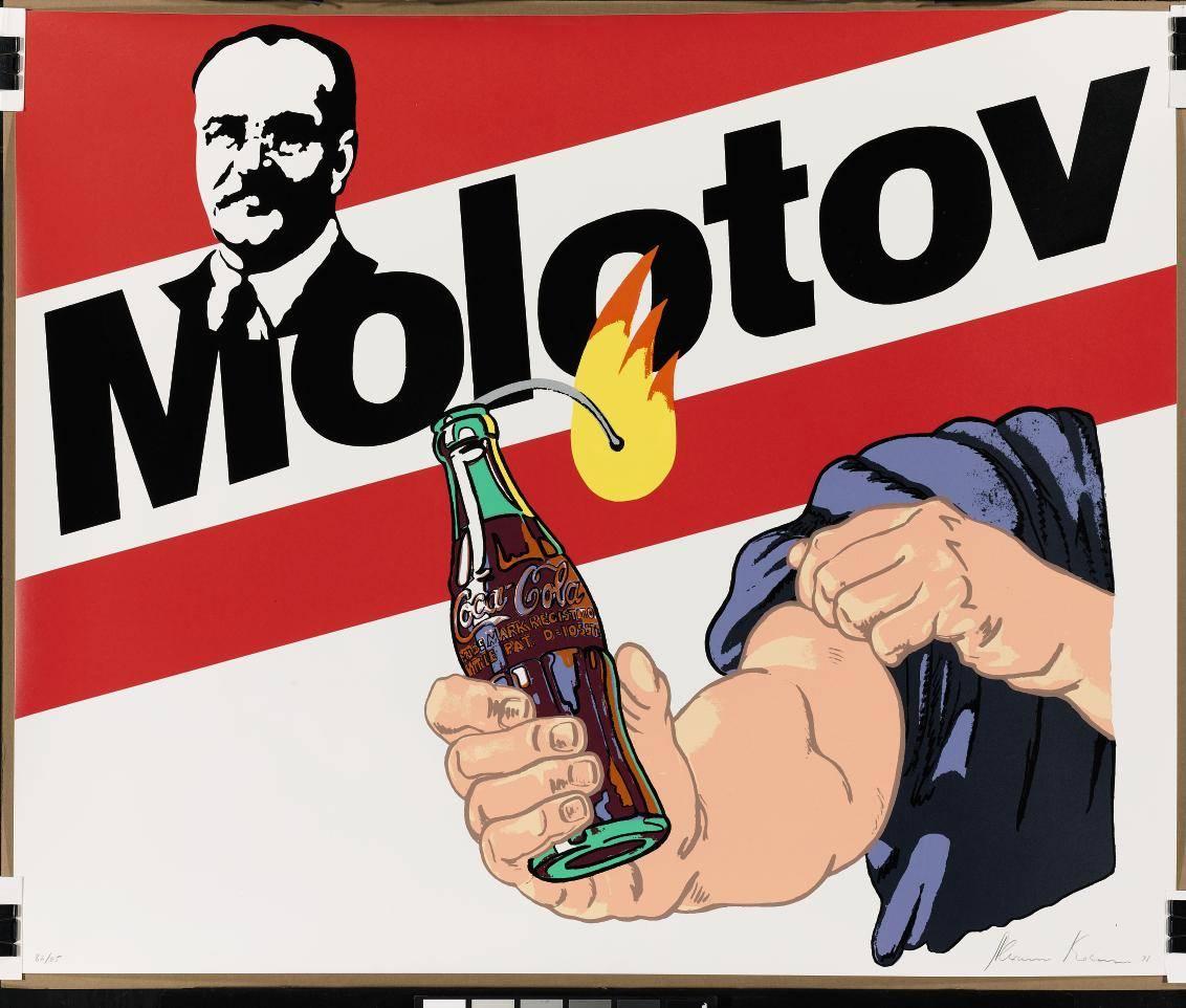 Molotov-Cocktail – Print von Alexander Kosolapov