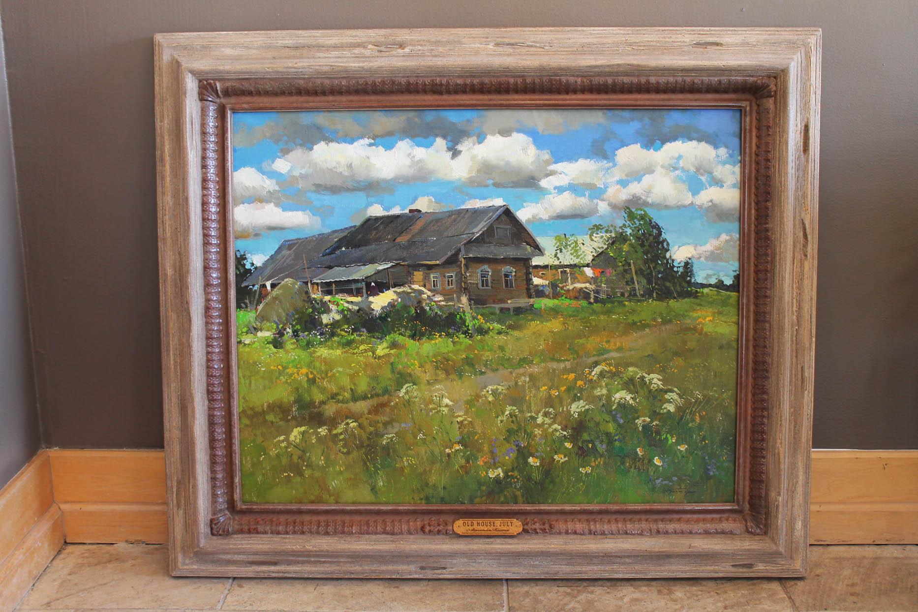Old House, July - Painting by Alexander Kremer