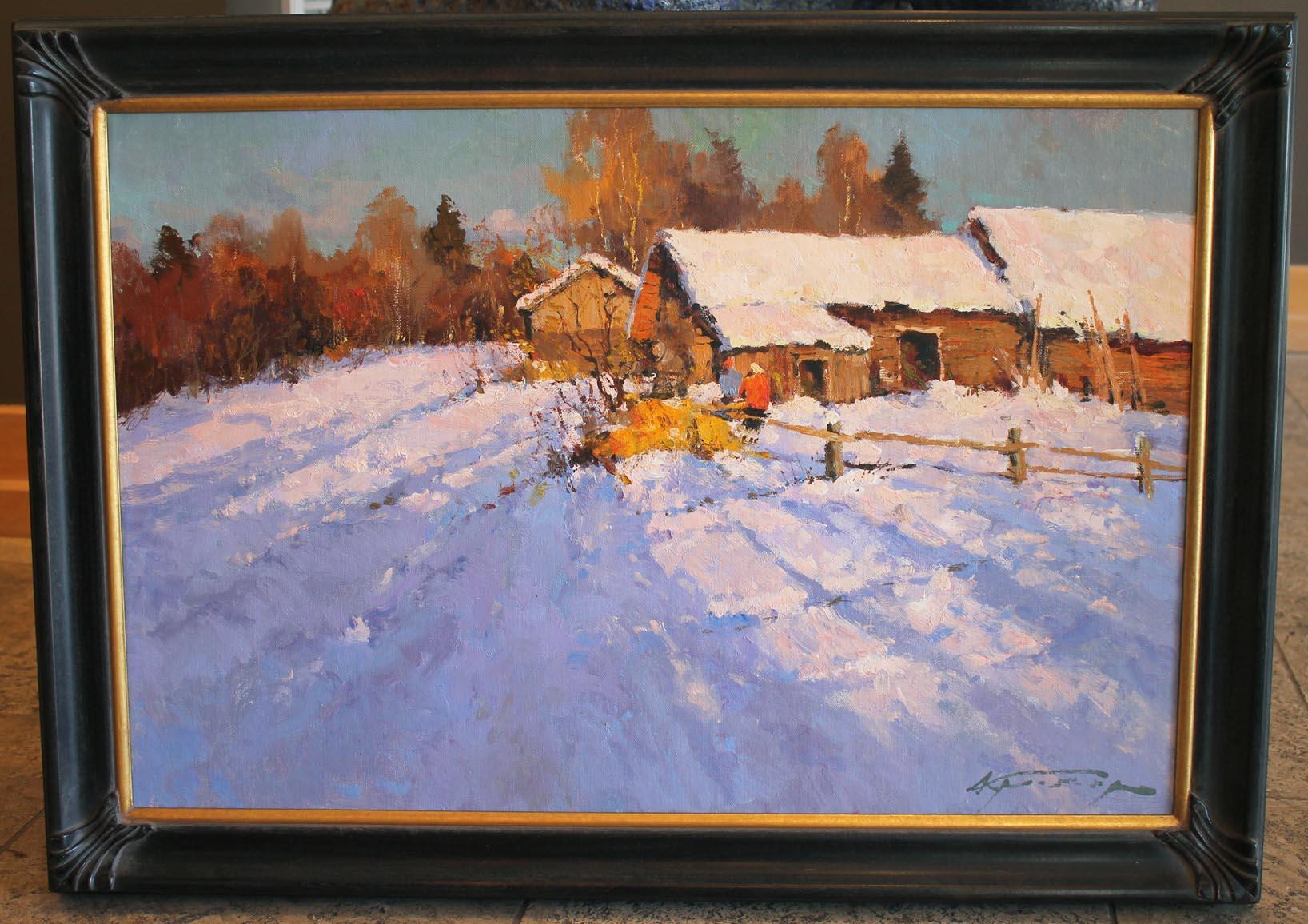 Old Ladoga - Painting by Alexander Kremer