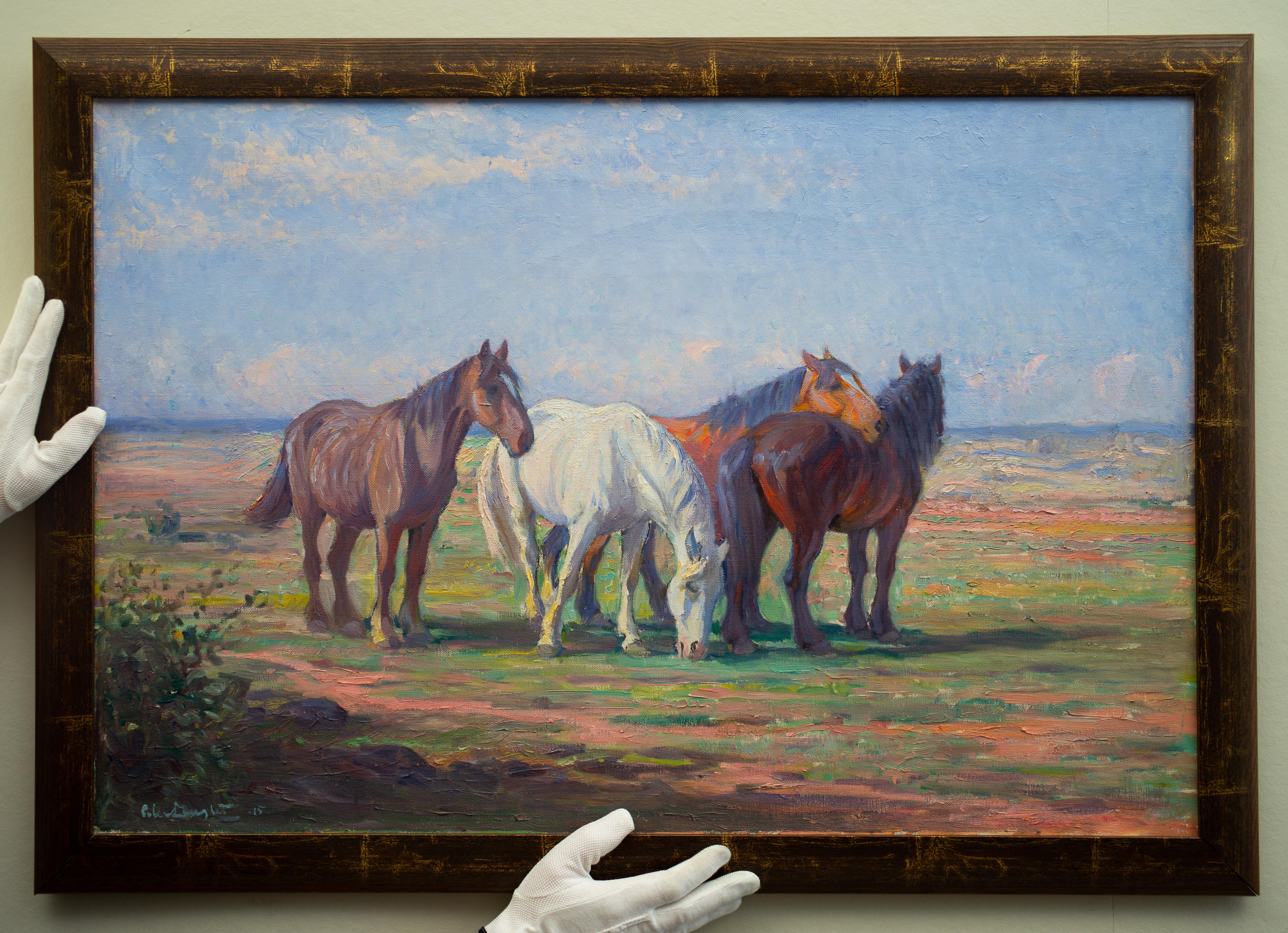 horses painting