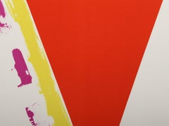 Road Sign, Abstract Lithograph by Alexander Liberman