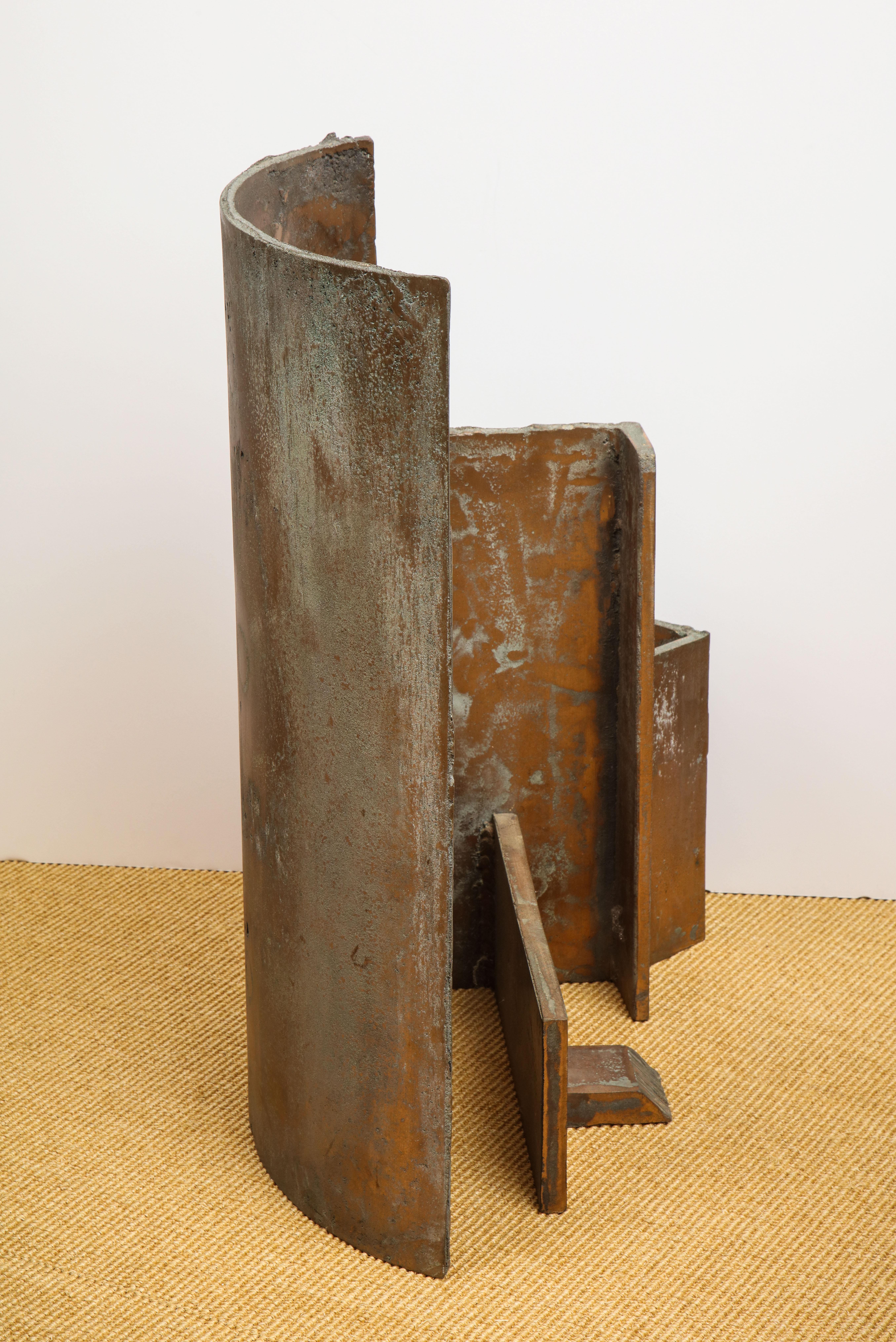 Alexander Liberman (Ukrainian/American, 1912–1999)1973, Bronze, Unsigned. 
 For another example see Piasa, Paris 4/27/2015, American Design, Lot 174.