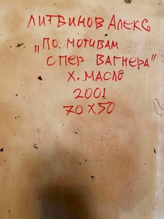 Based on Wagner's Operas, Original oil Painting, Ready to Hang