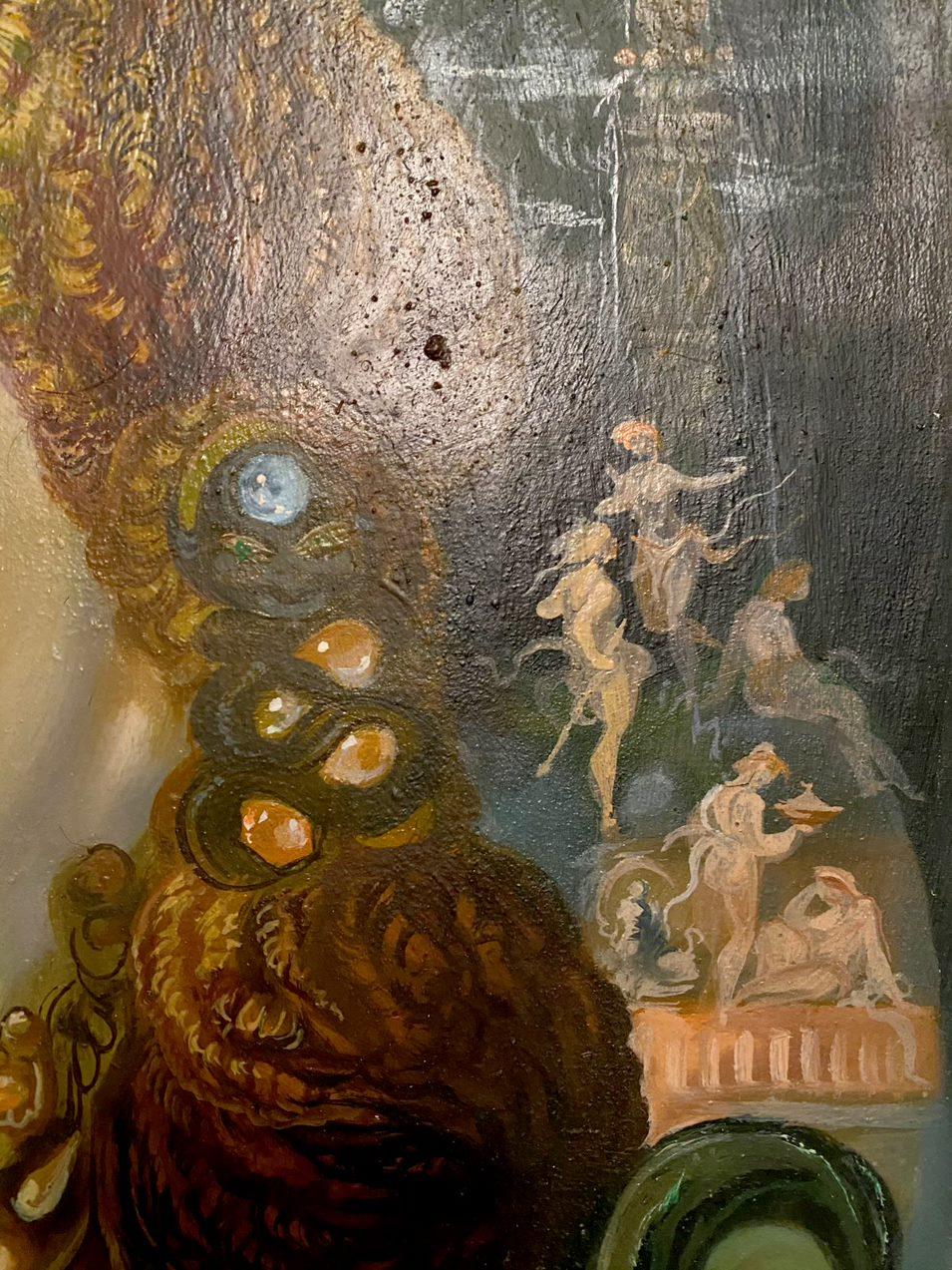 Artist: Alexander Litvinov
Work: Original oil painting, handmade artwork, one of a kind 
Medium: Oil on Canvas
Style: Classic Figurative
Year: 2001
Title: Based on Wagner's Operas
Size: 20