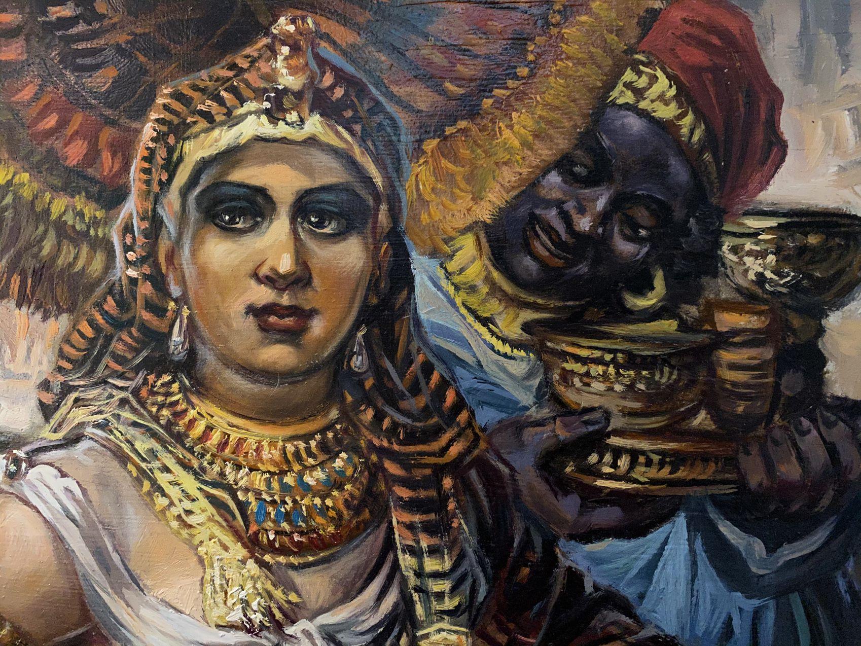 cleopatra oil painting