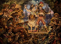 Danza italiana, Arte figurativa, Pittura ad olio originale, Pronto da appendere